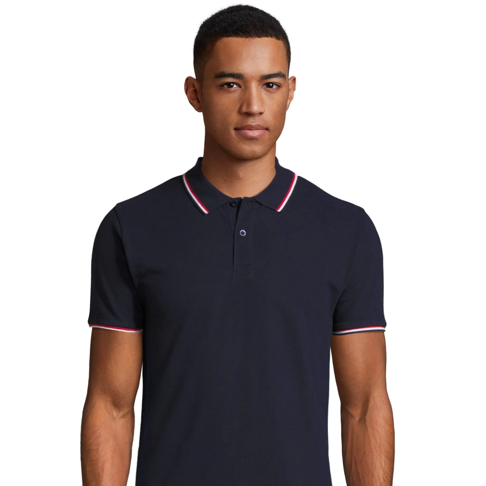 Polo Desportivo para Homem Pro 200 Azul Profundo Polo Desportivo para Homem Pro 200 Azul Profundo